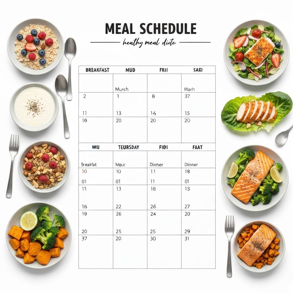 Consistent eating schedule